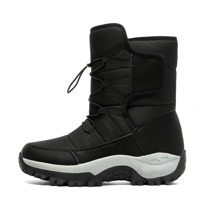 Adult Men and Women New High-Top Couple Style Padded Outdoor Cotton Suede Hot-Selling Warm Hiking Shoes