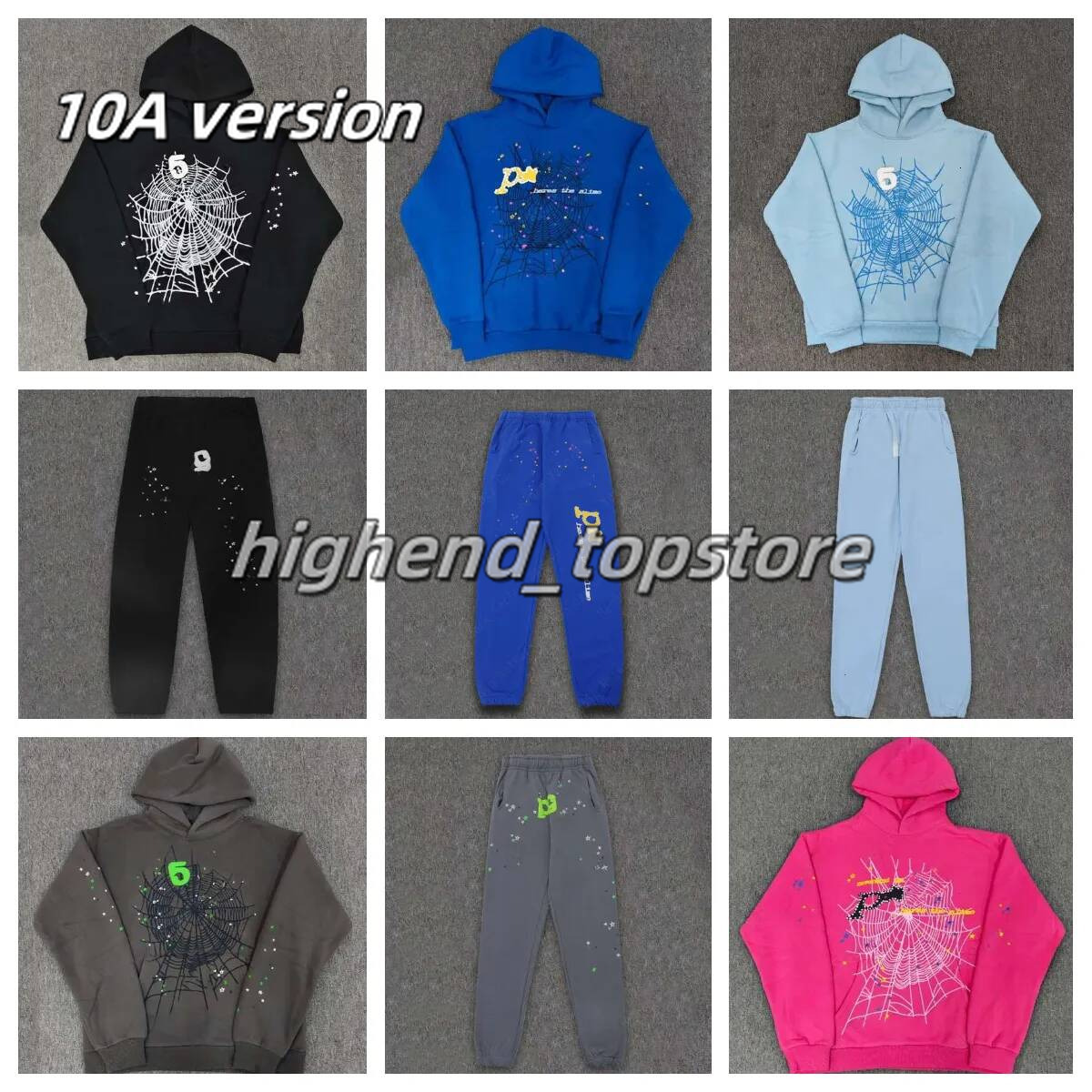 2026 10A spiderhoodie mens designer clothes hoodie sweatpants for mens tracksuit casual fashion mens hoodies Hip Hop long sleeve spiders Halloween 2