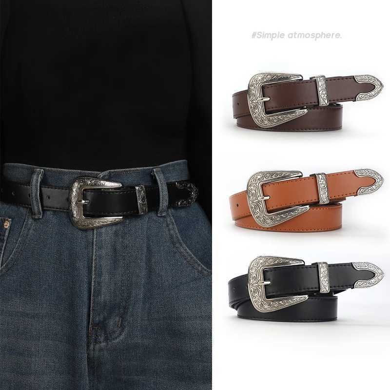 women's men's and Belts A all-purpose european-style retro belt casual buckle belt N260923