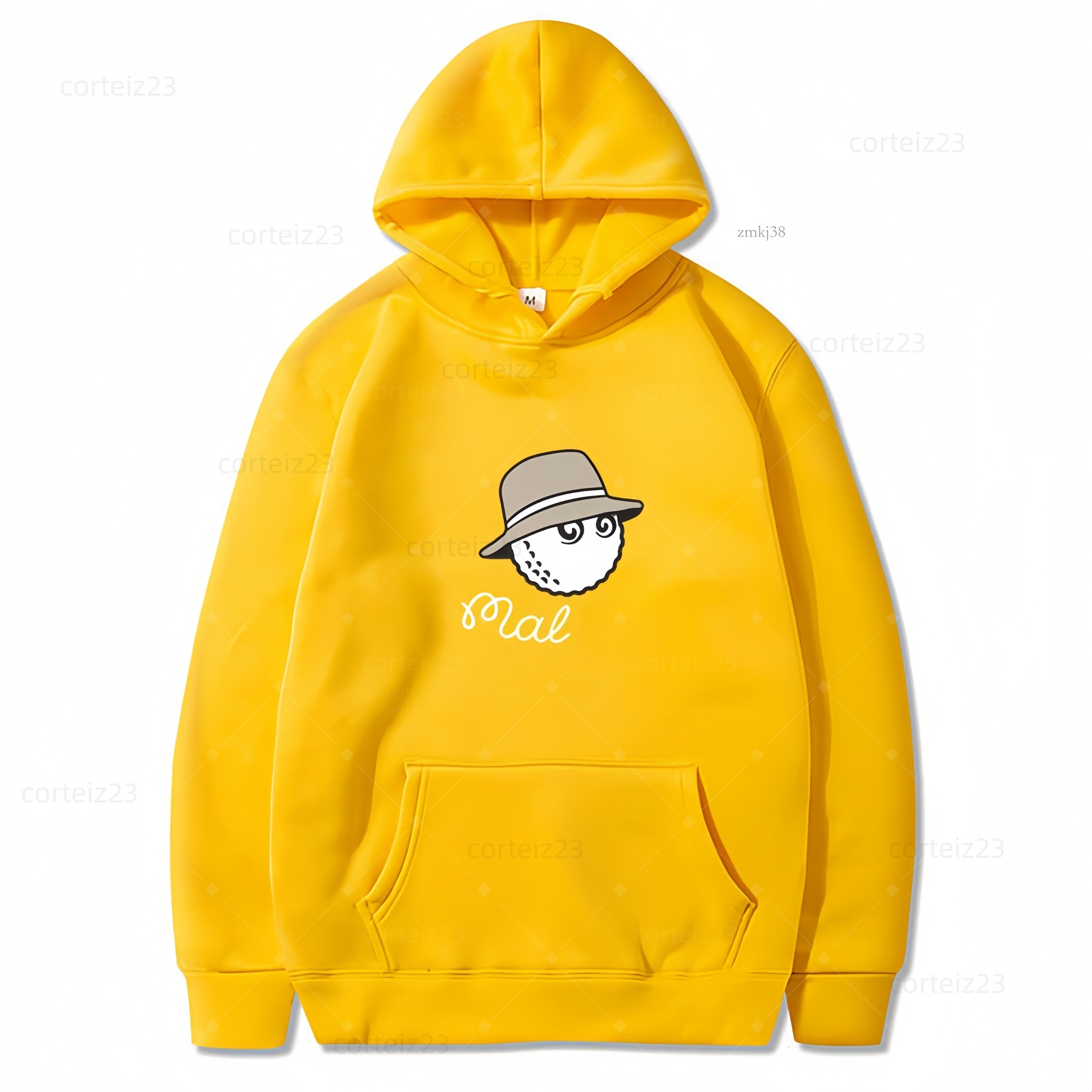 Malbonlyness Golf Hoodie Luxury Fashion Classic Trend Malbonlyness Hoodie Designer Classic Lrint Loose Casual Hoodie Men Print High Sweatshirts 1F6