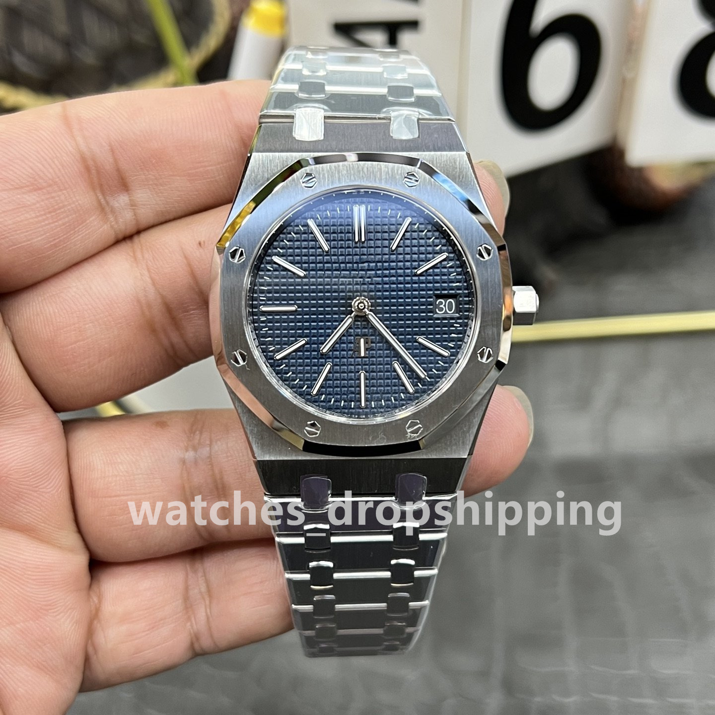 ZF Factory 39mm Men's Watch Automatic Cal.7121 Movement 50th Anniversary Watches Men Steel ZfF Green Blue Dial Sapphire Crystal Mechanical Mens