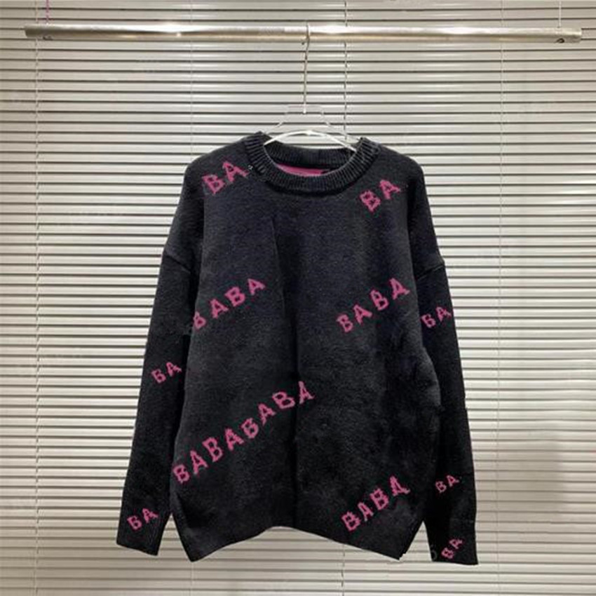 Pull hommes designer lettres de luxe pulls ras du cou tricot hauts décontractés y2k mode pull en laine vêtements pour vêtements d'automne et d'hi