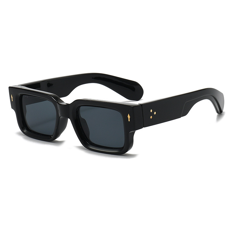 Brand Luxury Designer Sunglasses New European American Retro Square-Frame Men, Stylish And High-End Sun Protection Cross-Border Sunglasses For Women