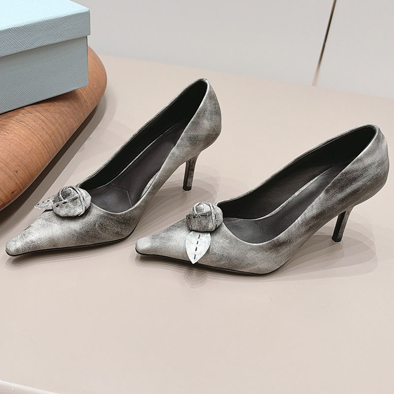 Leather slingback pumps designer fashion week sandals womens autumn new pumps high quality cowhide leather upper soft comfortable sheepskin lining s