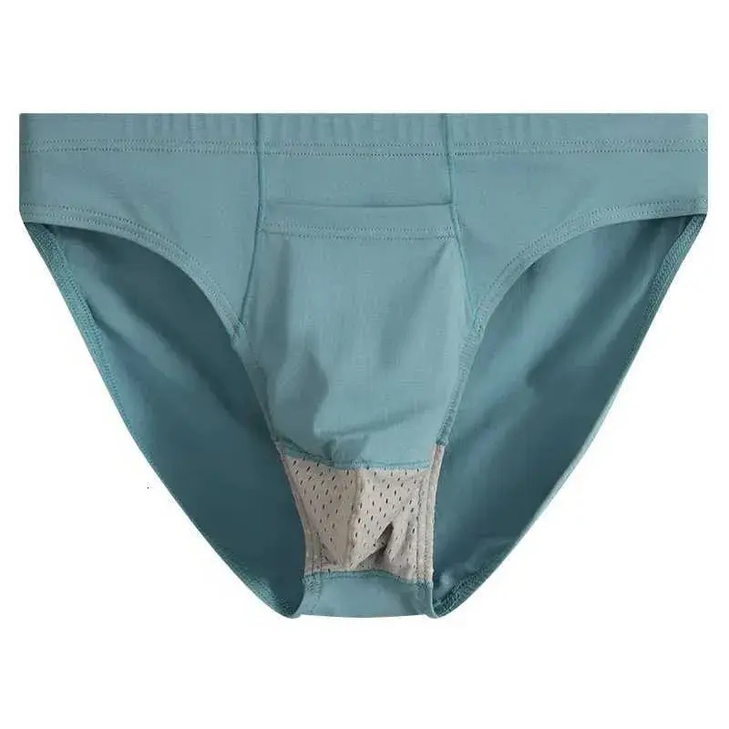 Men's Underwear Men's Underwear Mens Briefs Shorts Cotton Breathable Mesh briefs Pouch Briefs Panites Man Low Rise Bullet Separation JJ Un