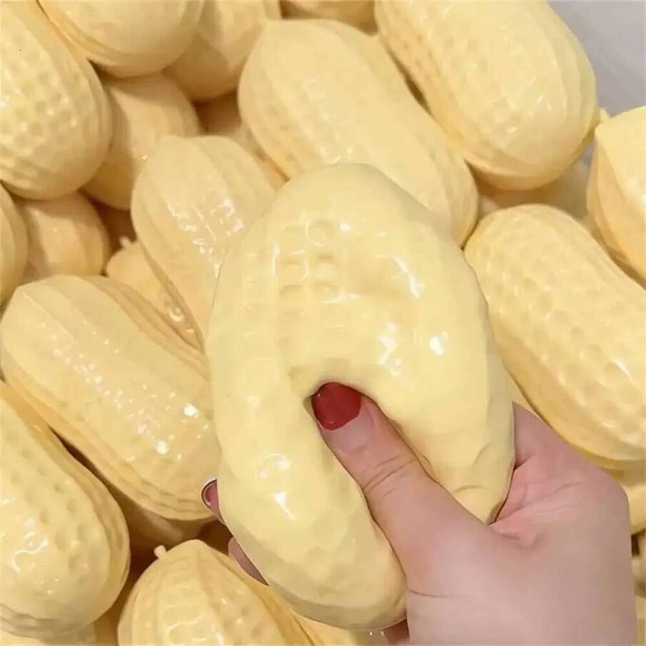 2026 New New Peanut Crunchy Squeeze Ball Squishy Buttery Soft Feel Fidget ASMR Sensory Anti Stress Relief Toy For Adults Toys 3203320.... Toys Fan05