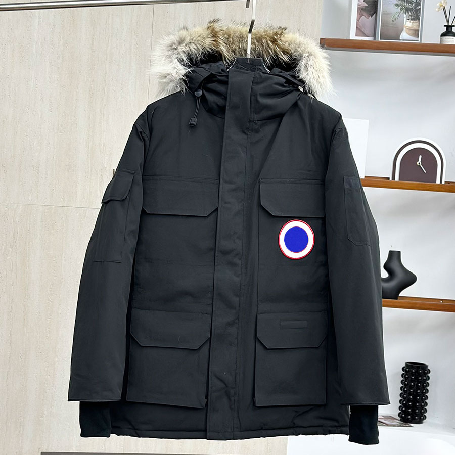 Down Jacket Designer Man Parkas Coat Women Winter Jackets Fashion Style Slim Corset Thick Outfit Windbreaker Pocket Outsize Warm Men Coats Thin O