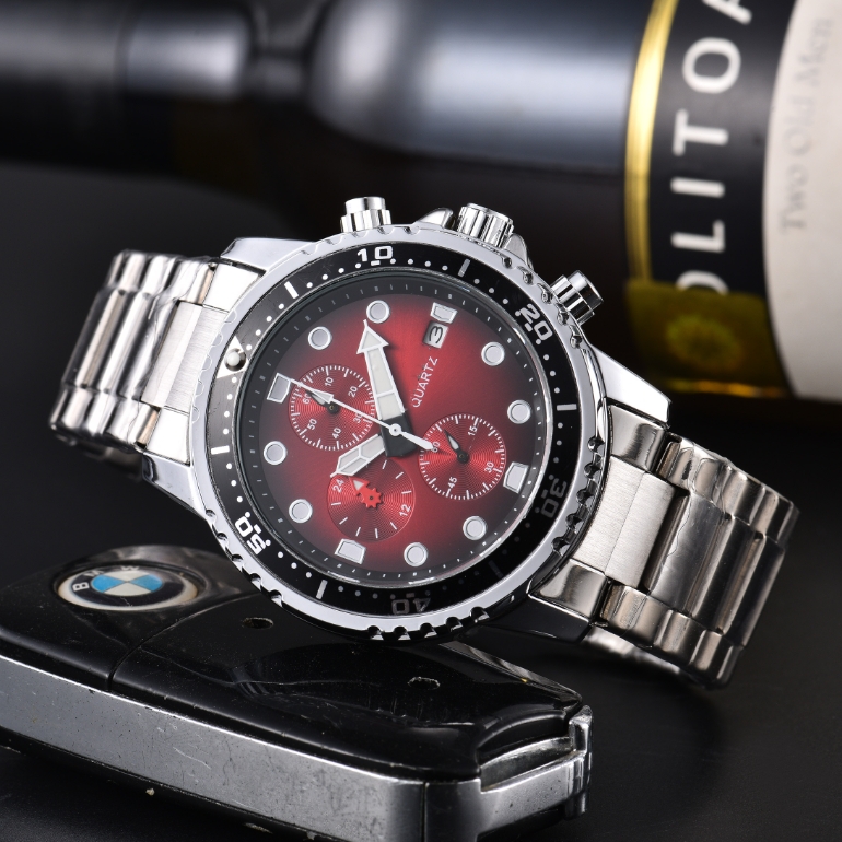 2026 Men's high-quality CITIZENity Quartz Watches 6-pin multifunctional steel band watch for women's luxury watch # 80