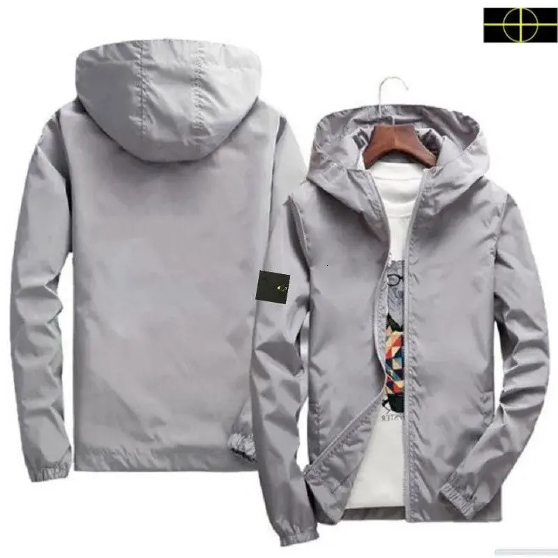 Men Short Jacket Coat Stones Windbreaker Jacket Chinese Designer Mens Breaker Jackets Stone Luxury Brand Hooded Winder Breakers outerwear Hoodies Sp