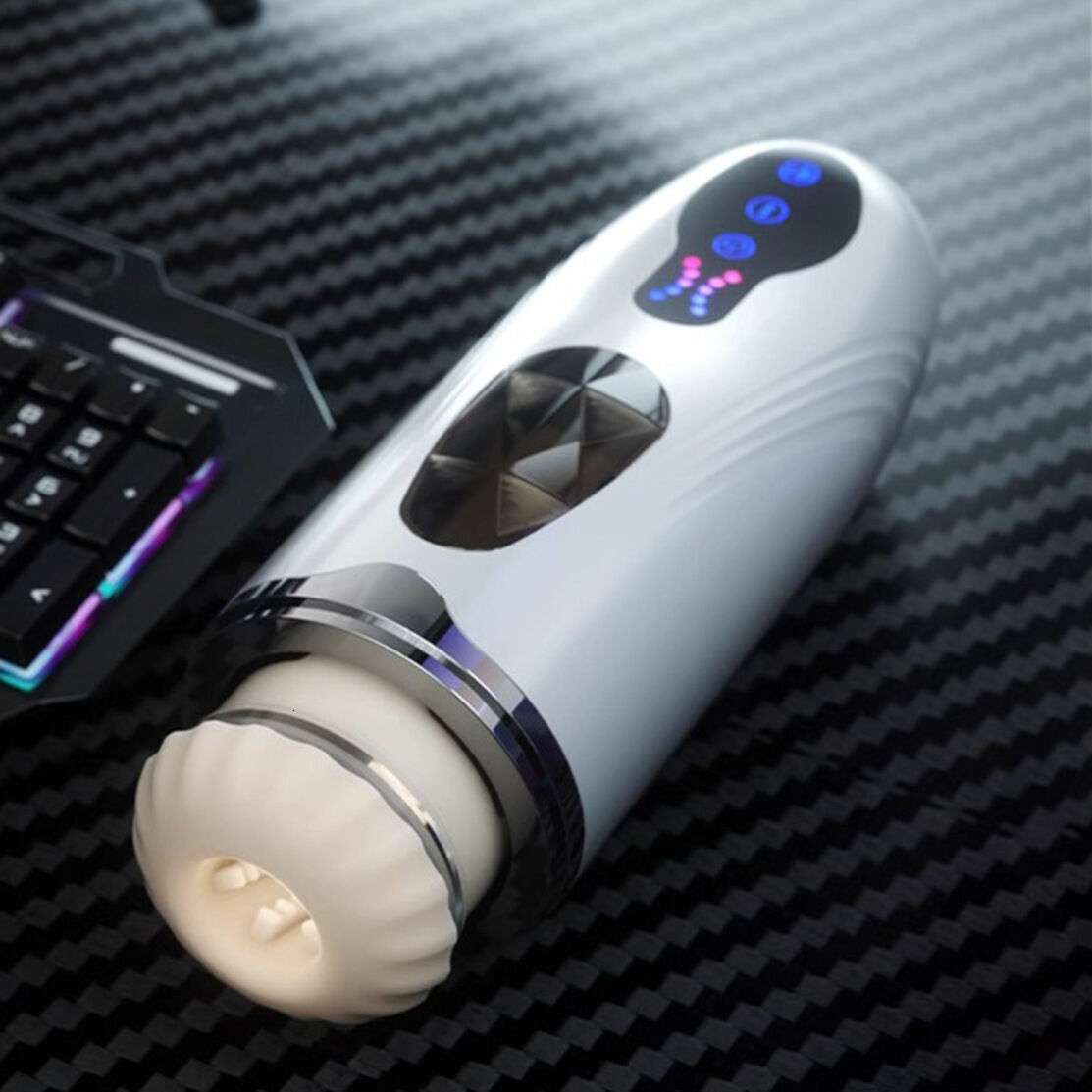 Masturbator Fully Automatic Telescopic Aircraft Cup Masturbator Adult Sex male intimate soft massage cup Male Toys Artifact Mature Wome JA13