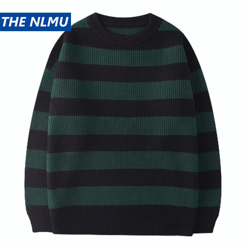 Harajuku Streetwear Striped Sweater Men Women Vintage Knitted Sweater Pullovers Tate Langdon Sweater Same Style WE375 260924