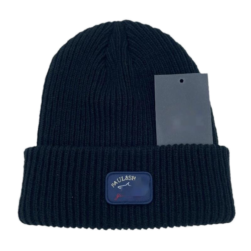Designer Beanie Skull Caps Knit Winter Hat With Label Patch Ribbed Texture Cuffed Design Warm Soft Fabric For Men Casual Daily Streetwear