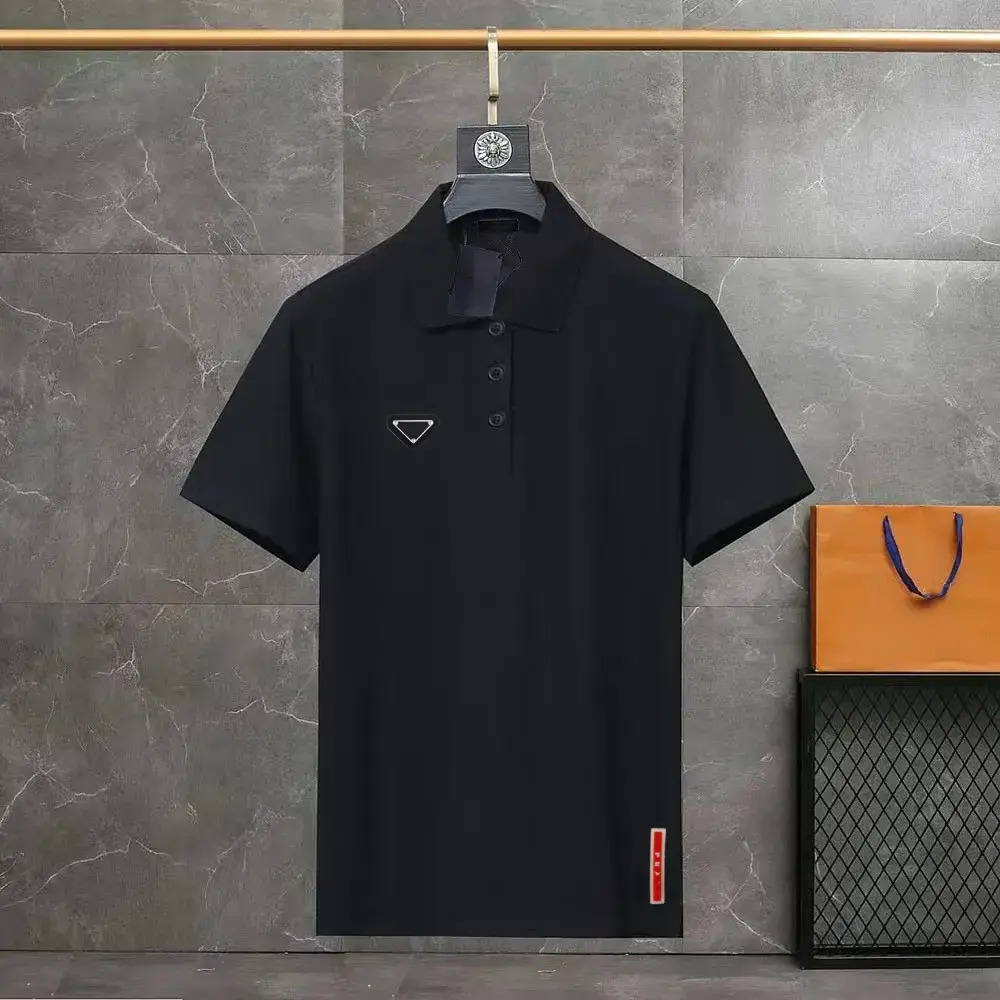 Men short sleeve T-Shirt Mens T Designer Shirt Polos High End Fashion Polo Collar Top Women's T Shirt Luxury Casual Men's Clothing Tee