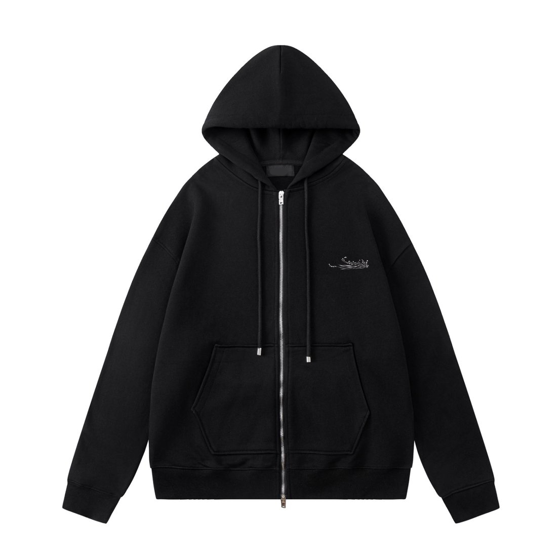 High-quality hooded sweater, men's hoodie, fashionable pullover, long-sleeved zipper coat, letter-printed winter clothing, casual sports shirt,