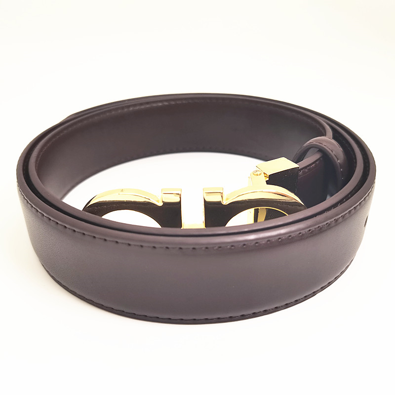 Belts for Men Designer Belt Women 3.5cm Width Smooth F Buckle Fashion Classic Simple Man and Brand Luxury Belt Good Bb Simon Belt Skirt Jeans Belt C