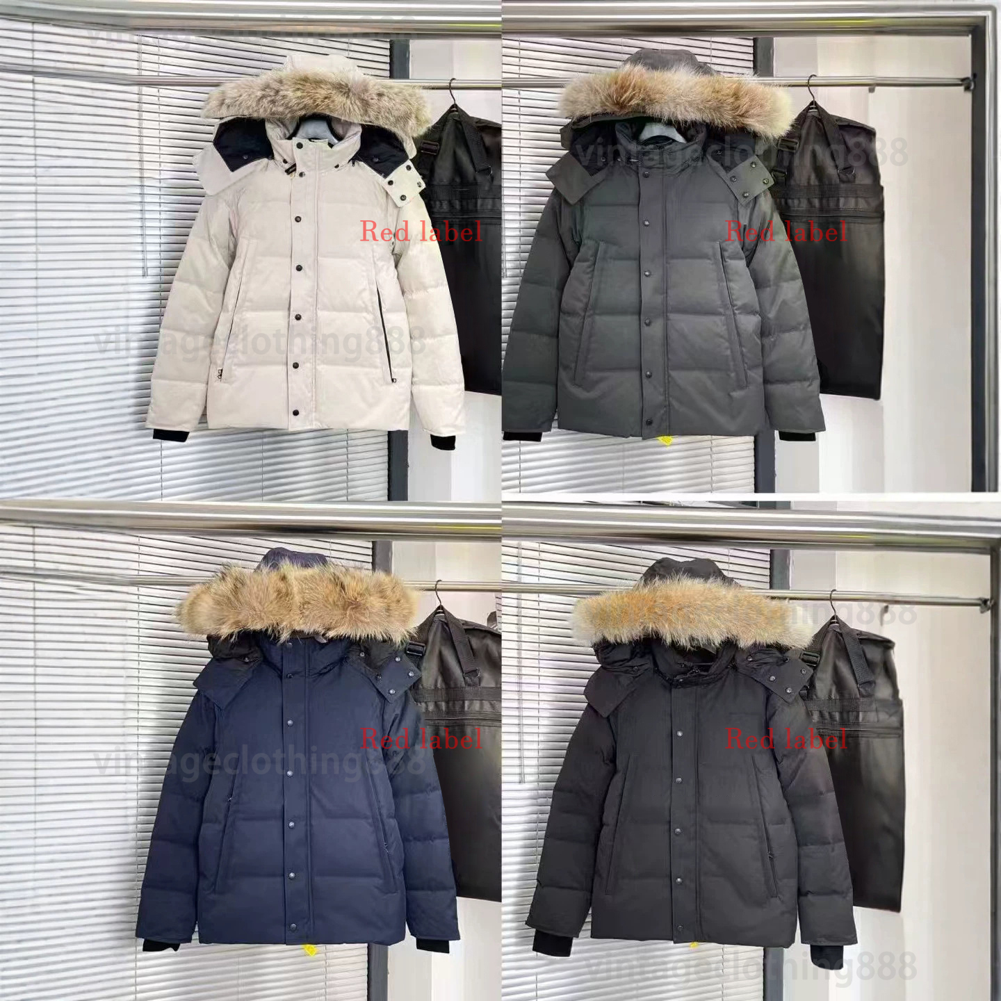 Mens Designer Puffer Jacket Down Jacket Coat Fashion Winter Mens Brand Hooded Long Sleeve Thick Duck Jackets Womens Winter Coats Fur Collar Thermal