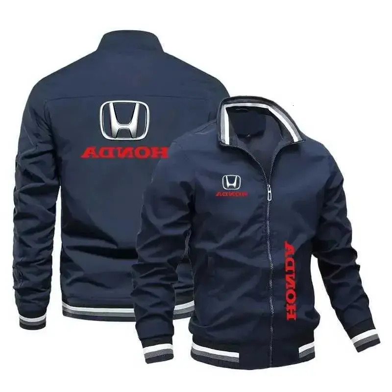 Men Short outerwear Jacket 568 2026 Springsummer Outdoor Casual Car Racing Mens Honda Ultrathin Zipper Sports Jacket Cropped