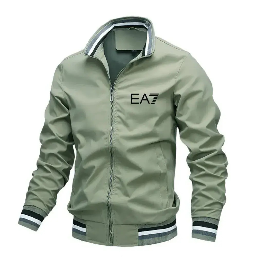 outerwear Men Short Jacket New Mens Jackets Windbreaker Hoodie Jacket Casual Outerwear Men Print Ea7 Classic Long Sleeve Hoodies Waterproof Zip Up C