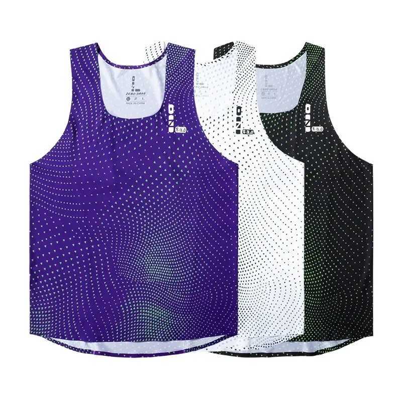 Summer Basketball Mesh Tank Lightweight Marathon Running Sport Vest Tops Track Field Training jersey shirt Vest Men's Clothes Q260924