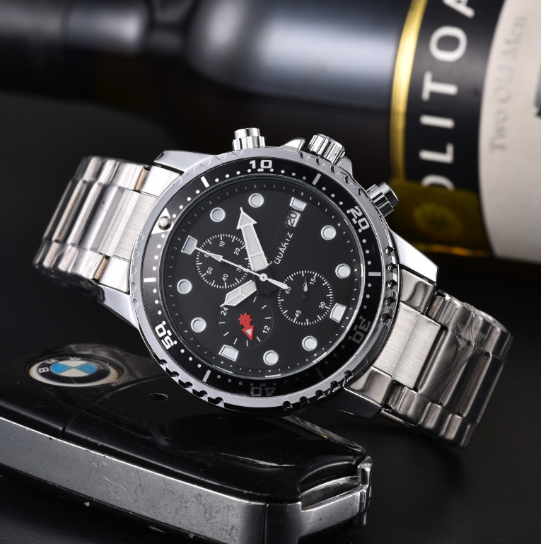 2026 Men's Watch high-quality CITIZENity Quartz Watches 6-pin multifunctional steel band watch for women's luxury watch # 82