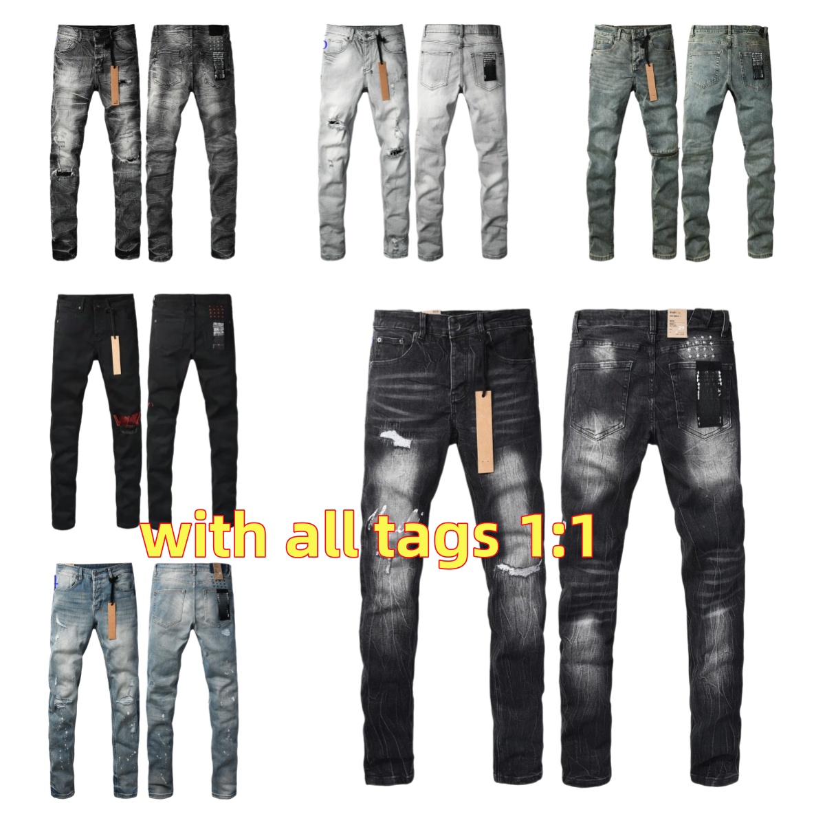 jeans waxed jeans pantalones de hombre designer pants cotton denim washed vintage fade distressed rip repaired baggy relaxed fit mens jeans pants