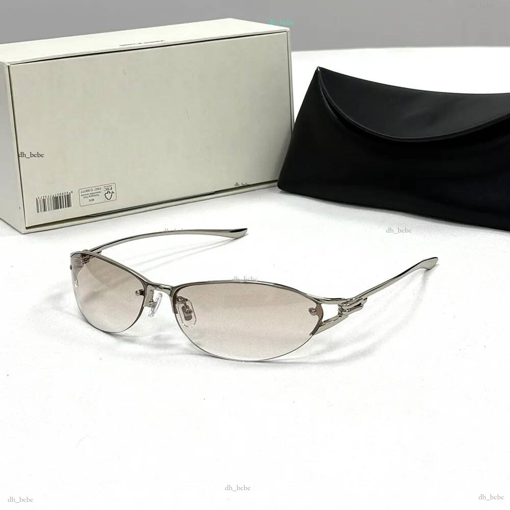 2026 Mode Y2K Luxe DOUX Rétro Lunettes Lunettes Titane Demi-Monture Pour hommes femmes GM monters lunettes FUTURA Lunettes de soleil Protection U