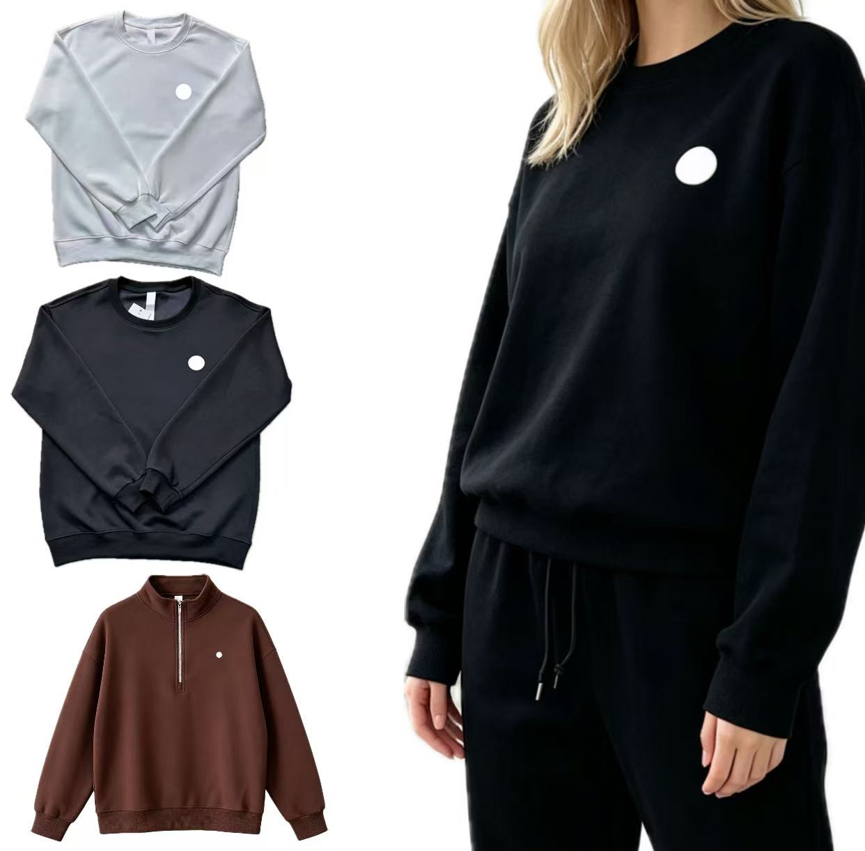Women Men Hoodies Quarter Zip Sets Designer Sweatshirt Sweatpants Pullover Hoodie Accolade Jacket Pullover Yoga Full Zip Crew Neck Straight Leg Pant