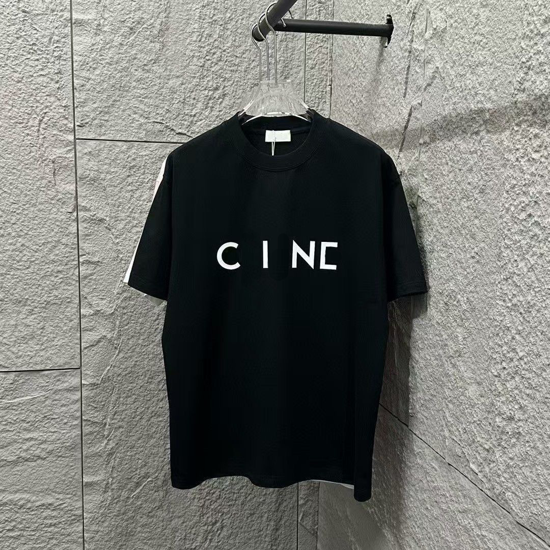 2026 Designer Men's Summer T-Shirt - Men's Casual Pure Cotton T-Shirt with Fashionable Letter Print - Men's Short Sleeve Round Neck S