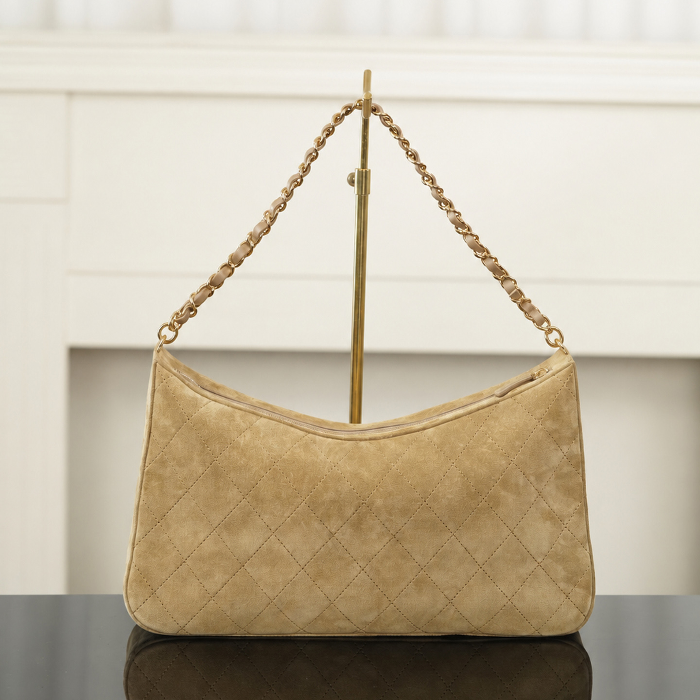 Designer Bag Suede Shoulder Bag 26K Series Hobo Purse Vintage Suede Leather Armpit Bag Big Capacity Tote For Autumn Winter Womens Fashion