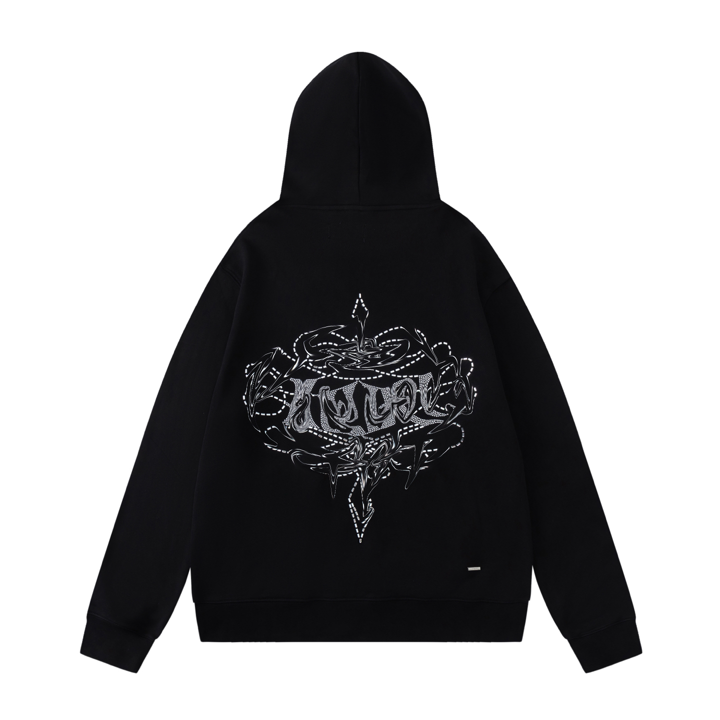 High-quality hooded sweater, men's hoodie, fashionable pullover, long-sleeved zipper coat, letter-printed winter clothing, casual sports shirt,