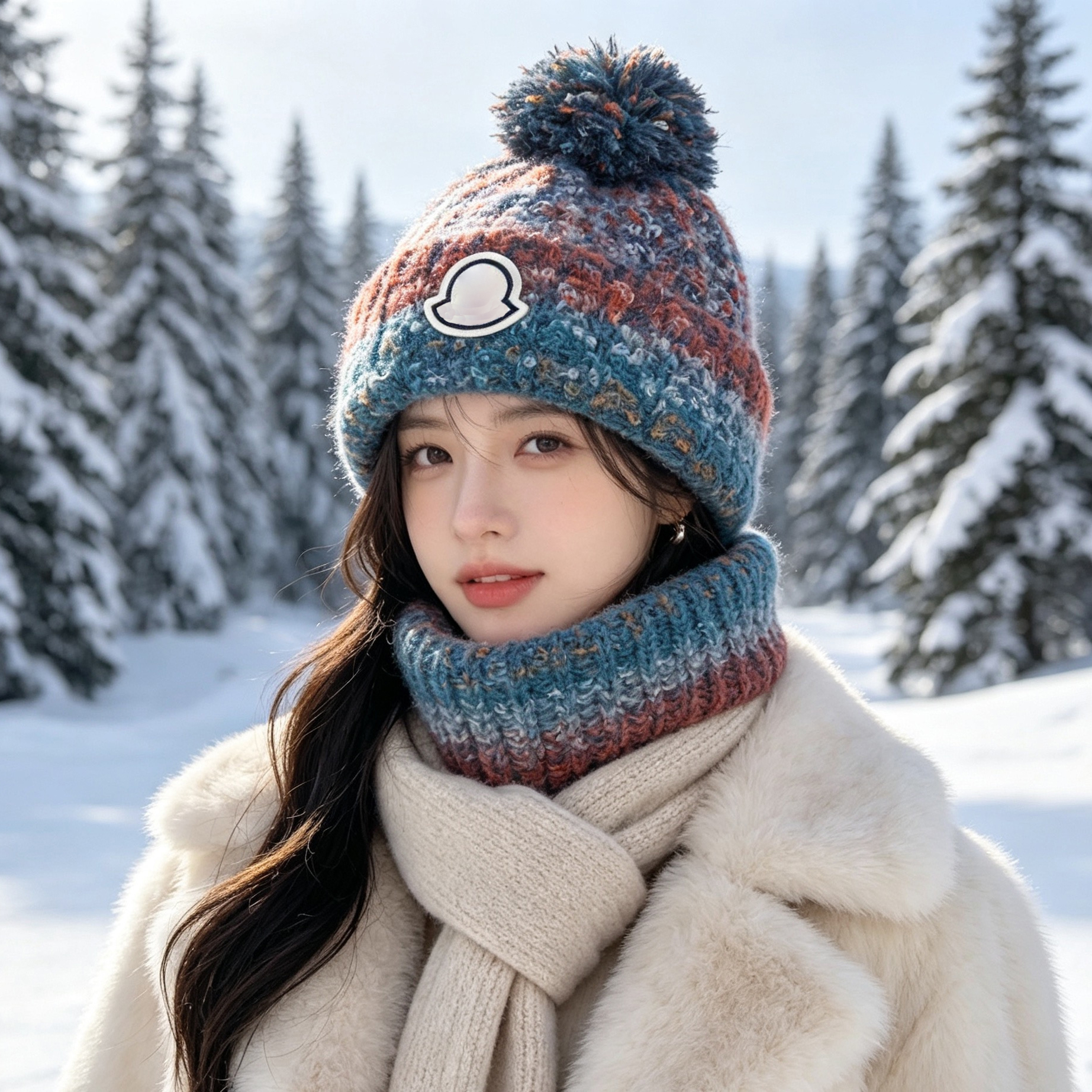 Winter Desinger Luxury Beanie Warm Knitted hat Christmas festive hat letter pattern Ear Protection Casual Temperament Cold hat Ski Caps Couple Hea