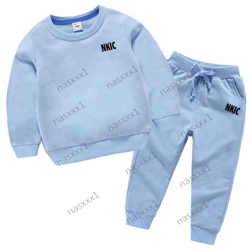 Enfants garçon à manches longues pantalons et haut marque orange survêtement décontracté lettre impression sweat ensembles pour enfants bébé fill