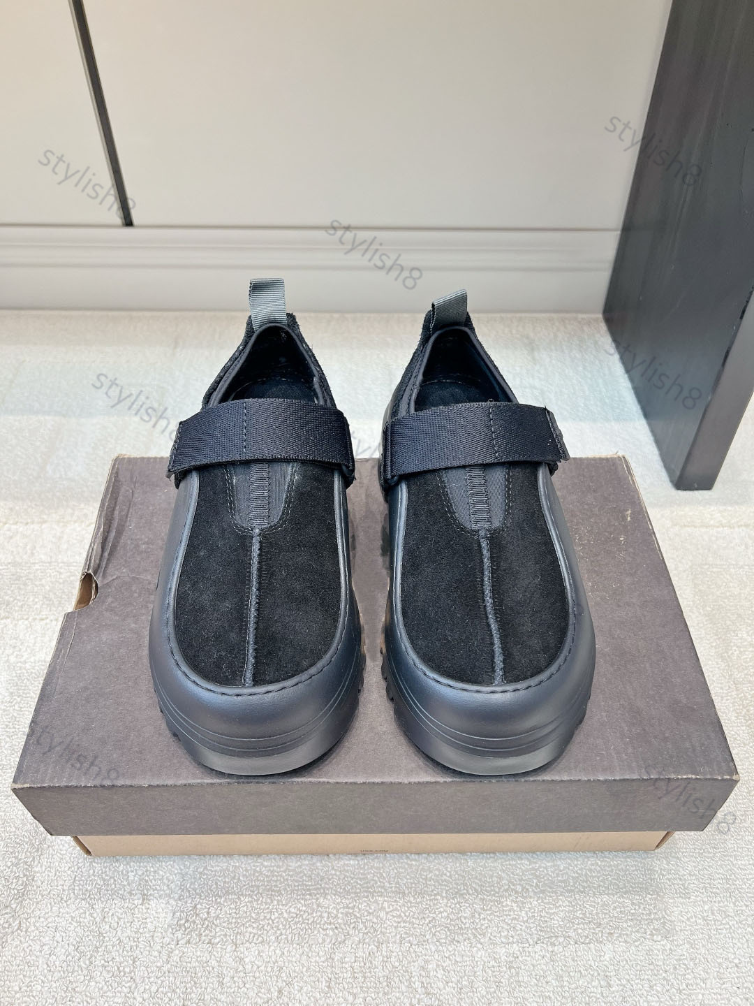 Designer Snow Boots Men Women Waterproof Slippers Slip-On Cowskin Fur Lined Winter Shoes