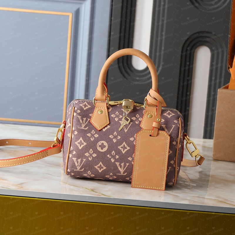 Designer Bags 2026 Trends Bandouliere 20cm Pillow bag High Quality women shoulder crossbody bag handbags Boston bag Canvas Print travel bag Wallet T