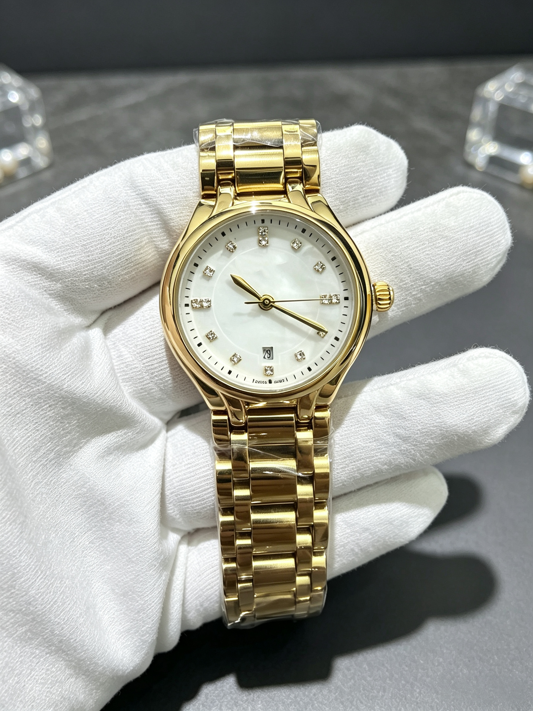 GUANQIN Watch LONG for Woman Automatic Watch Stainless Steel Elegant luxury simple Luminous Waterproof Women's Watches for GiftL#langqin 1