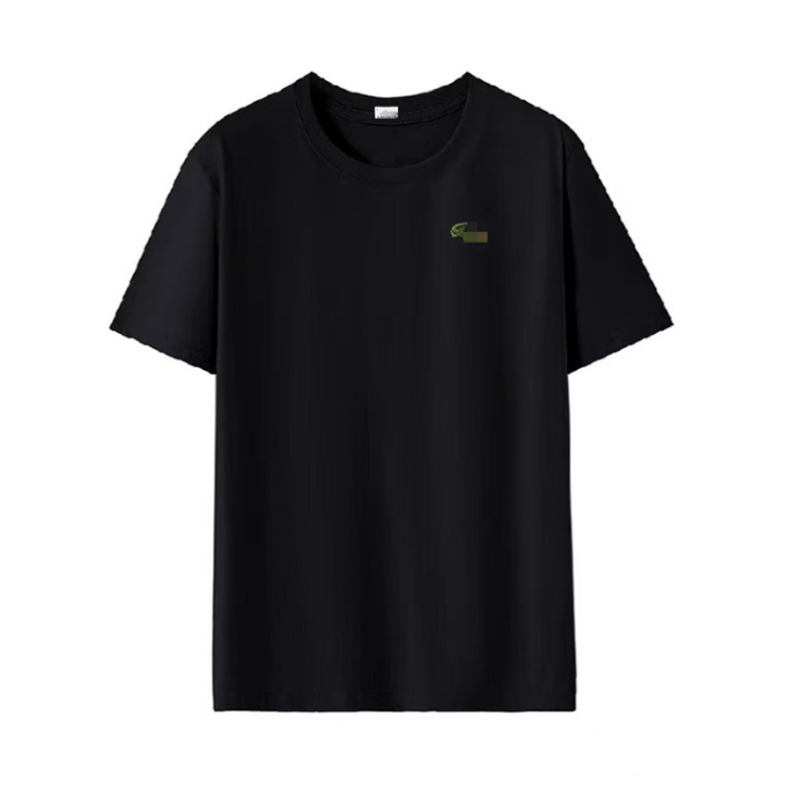 laciste T-shirts Designer Crocodile Broderie Chemises Pour Hommes Femmes T-shirt Couples Été Décontracté Haut À Manches Courtes T-shirts Pour Hom