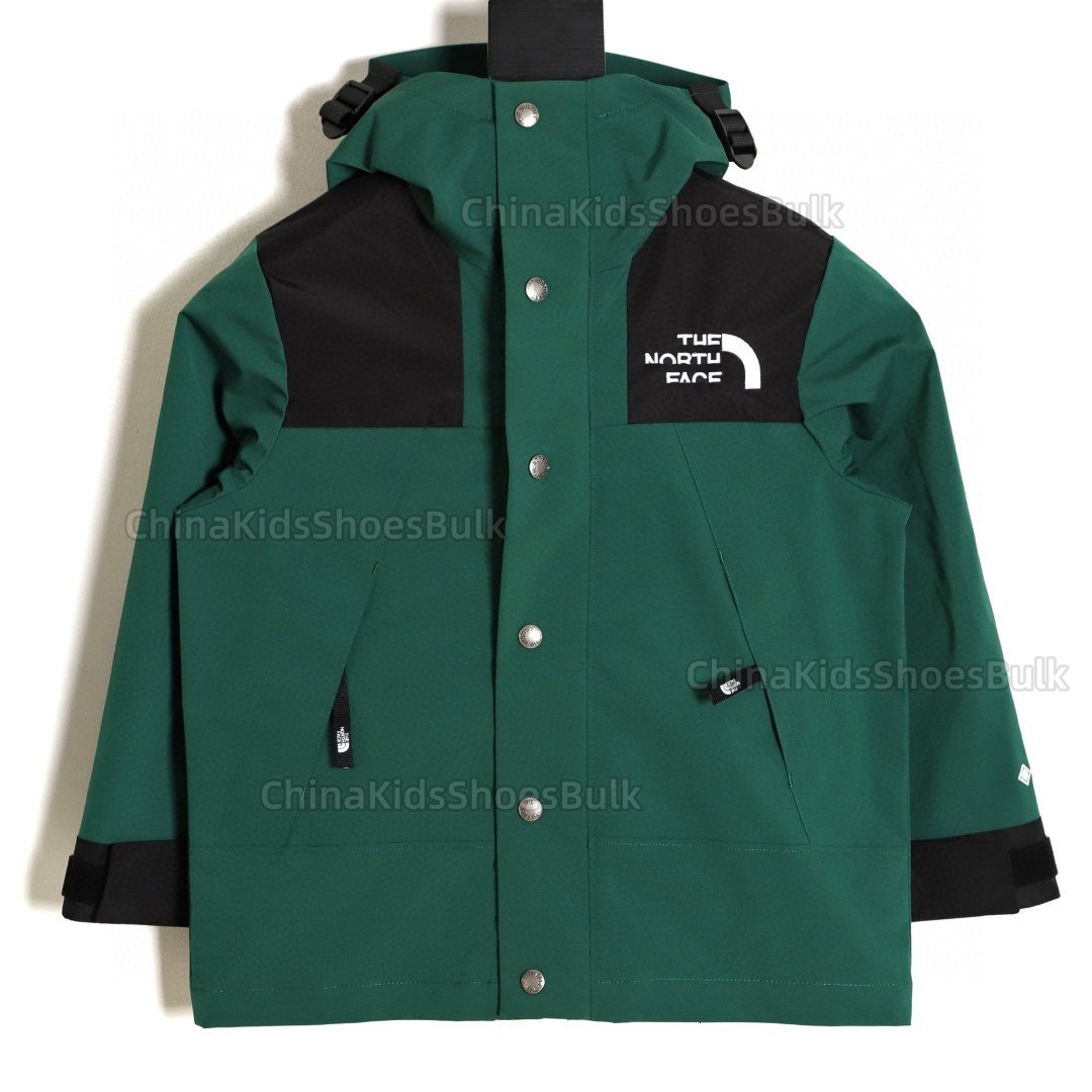 Free Shipping Kids Designer Jackets High Quality Hooded Mountain Jacket Boys Girls Color Block Windproof Waterproof Outdoor Coat Multi color Casual