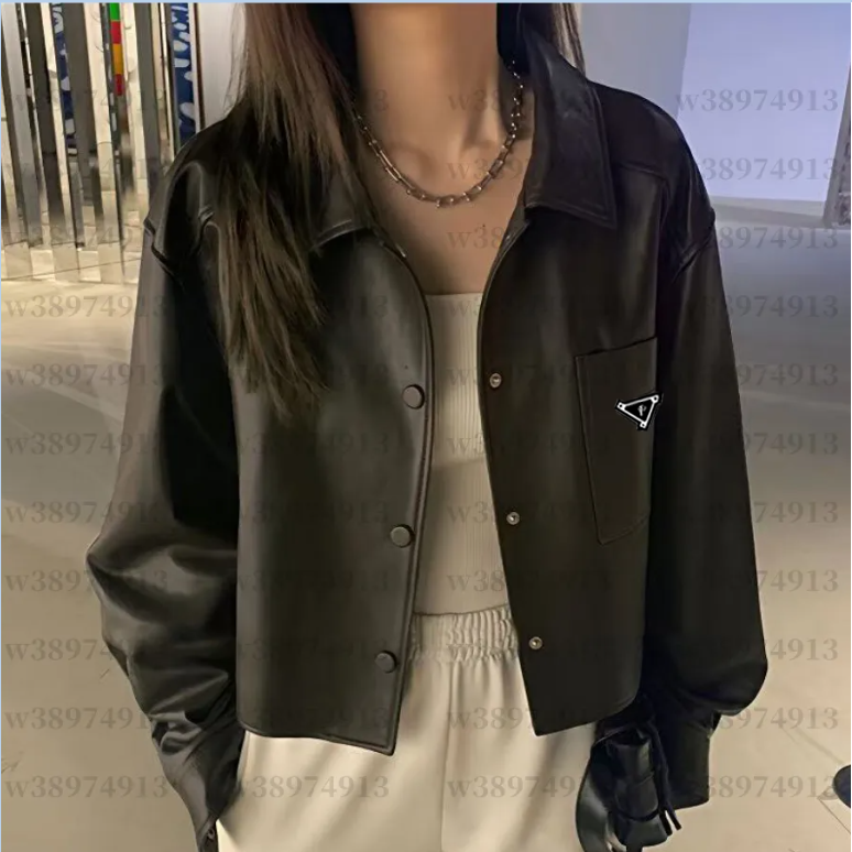 Designer Clothes Streetwear Leather Jacket Bomber Jackets PU Moto Bikers Coats Fashion Women Outerwears