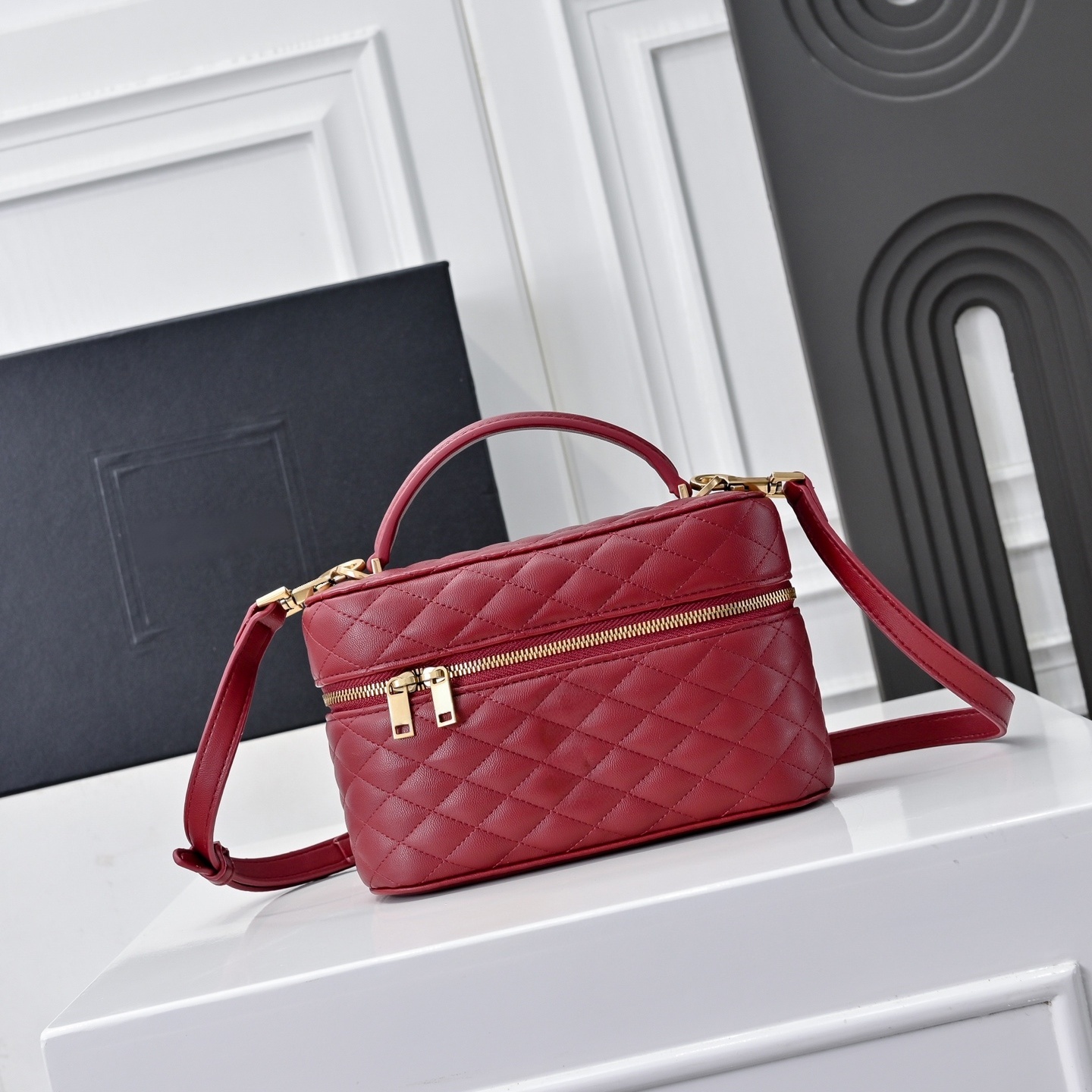 766731 cosmetic bag Box bag Cosmetic Bags & Cases nluxury bag Tote Bag Shopping Bags Luxury Hangbag purse classics Single shoulder, Designer Shoulde