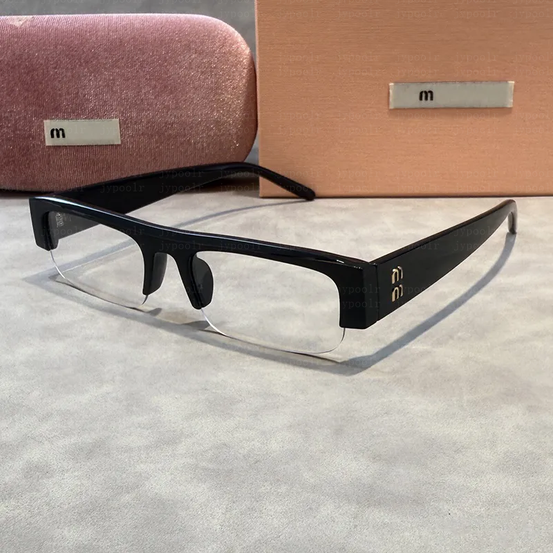designer m sunglasses Men Half-frame sunglasses women Retro fashion style sunglasses UV400 Polarized Eyewear decorated with sign Pink box