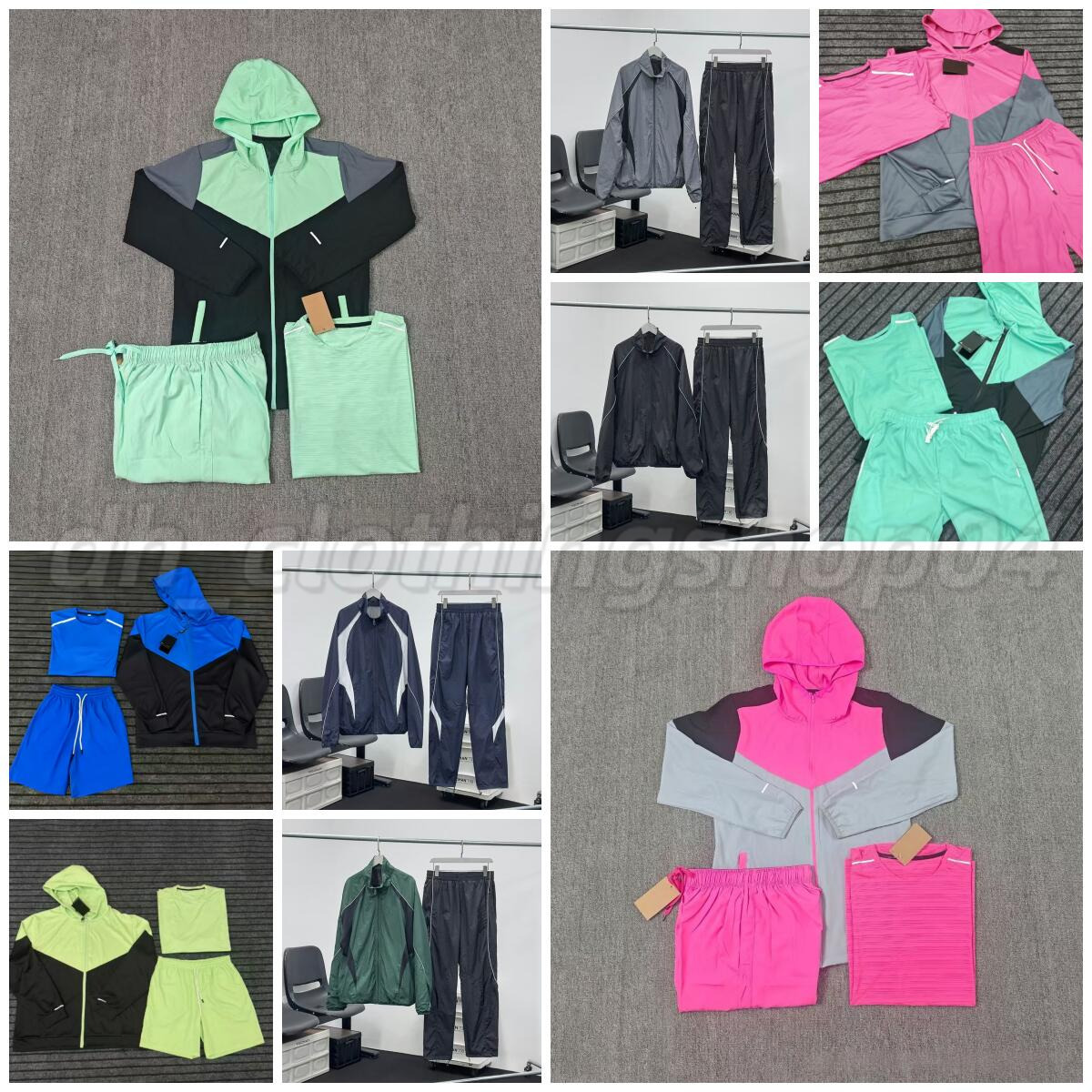Designer Montirexs Haute qualité 3 pièces ensemble court et t-shirt hommes à manches courtes ensemble femmes à manches courtes course fitness res