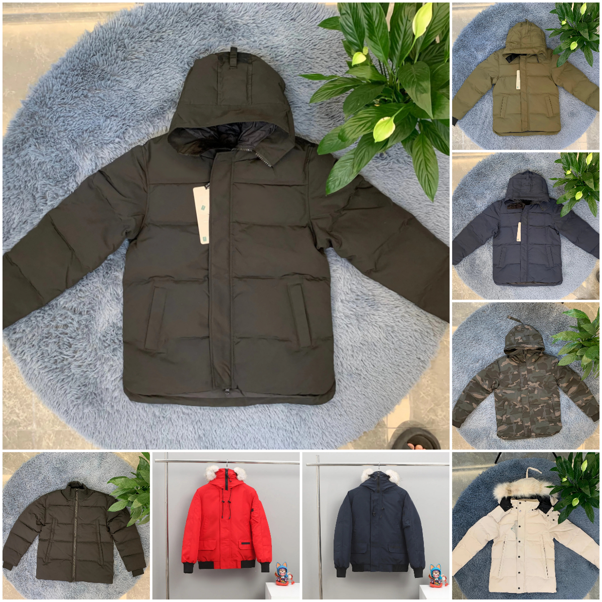 Winterparka voor heren, donsjack, grote bontkraag, warme buitenjas, echt wolvenbont, Homme parka, buitenwindjack, jassen, warme bovenkleding, Doudou