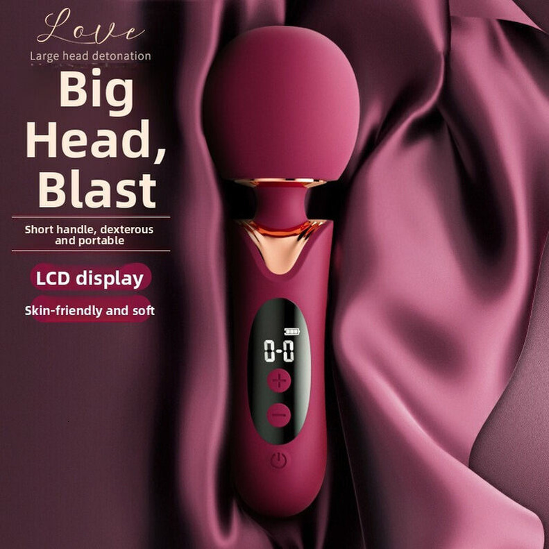 26btfs Female Pleasure AV Wand, Orgasmic Massage Stick, Adult Erotic Sex Toy, Masturbator, Vibrator With Multi-Frequency Strong Vibrations Yty8. bfg