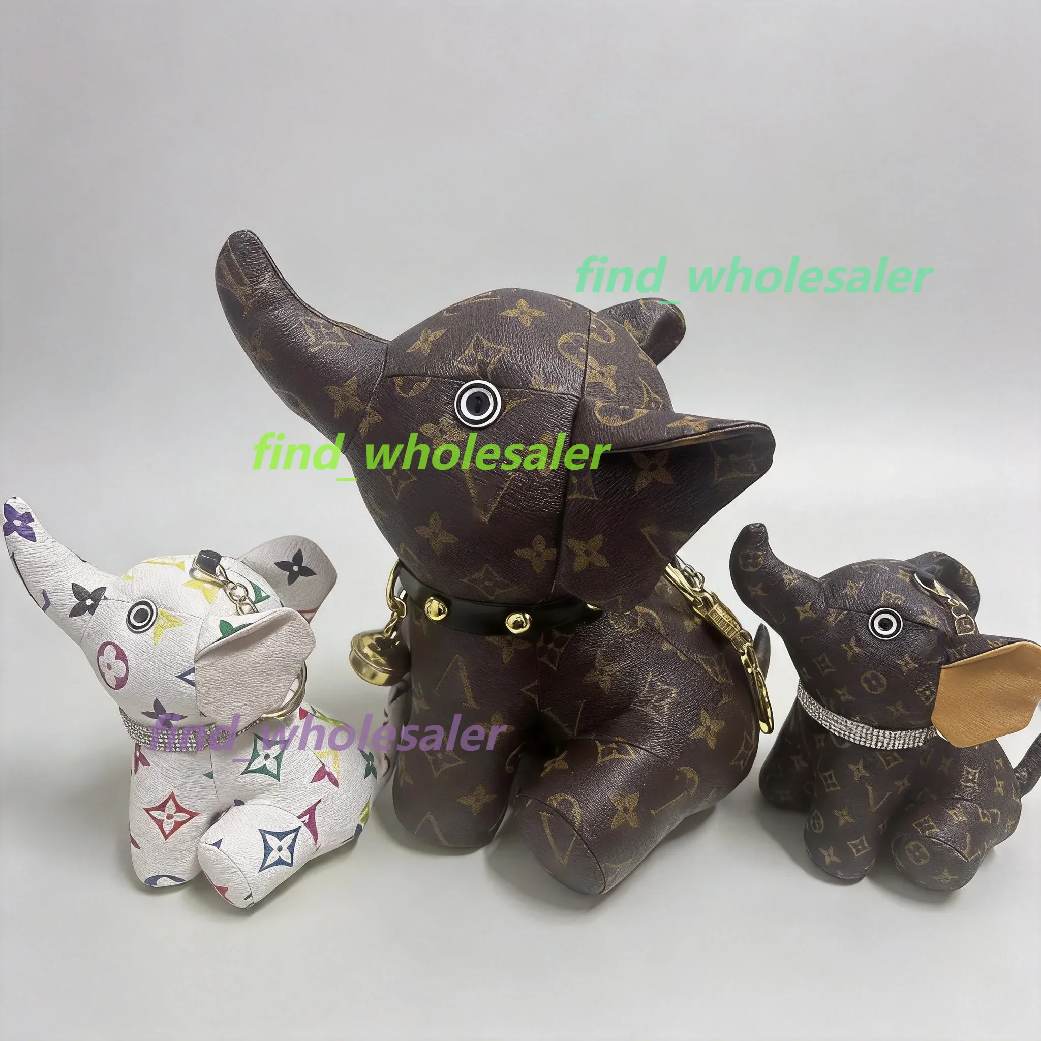 Keychain Designer Baby Elephant Keychain Bag Charm Letter Pendant Animal Elephant Keychain Classic Bag Fashion Luxury Designer Keychain 30cm 20cm