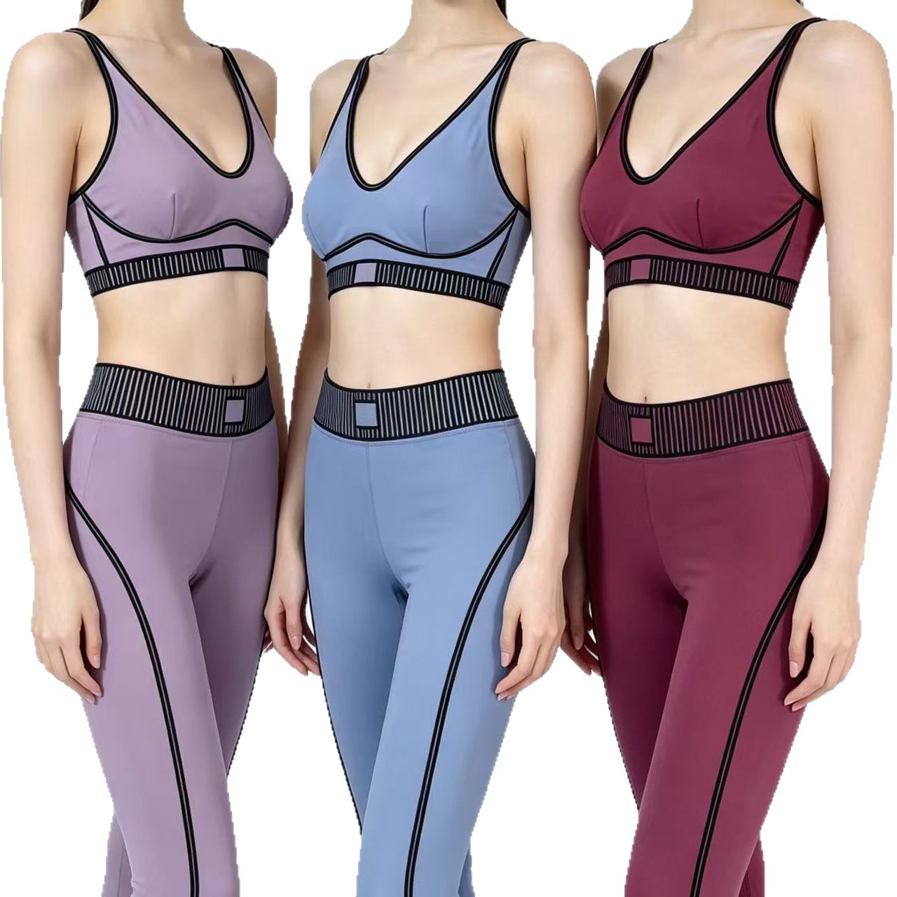 A008 Yoga pour femmes nouveau produit style sportif soutien-gorge de yoga décontracté style européen et américain à la mode haute élasticité séch