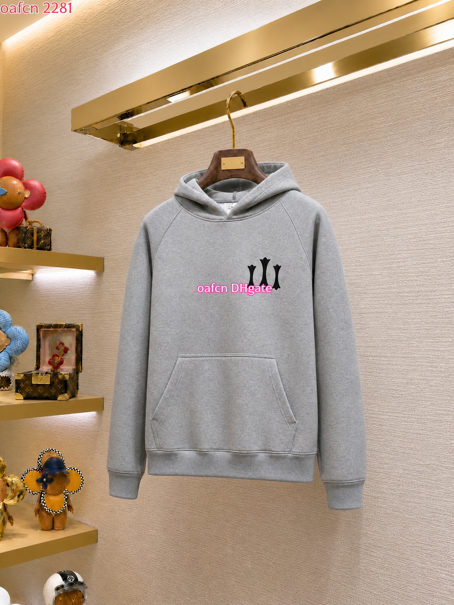 Designer hoodie mans hoodies sweatshirts luxury sweaters tracksuit hoody Leisure jacket pullover Cross Sanskrit Embroidered Hoodie Chrome Logo Hoodi