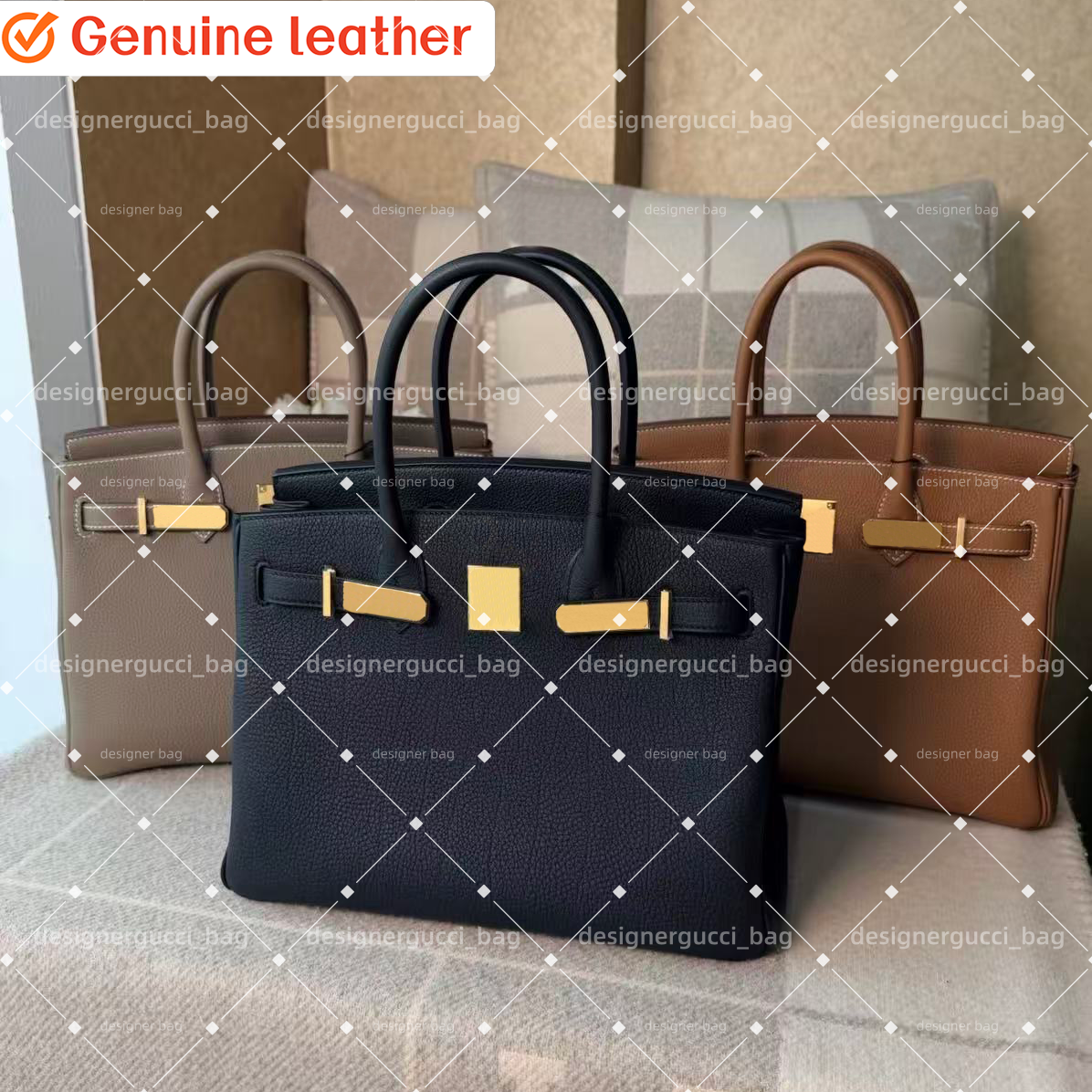 Luxury Gold and silver buckles Womens leather hand bag Shoulder cosmetic Evening Bags high quality mens crocodile grain 4 sizes high capacity Design