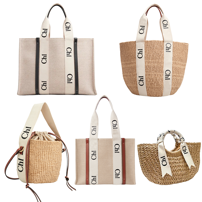 Strandtas met grote capaciteit, designertas, luxe handtas, houten draagtas, geweven schoudertas voor heren en dames, modieuze reistas, portemonnee