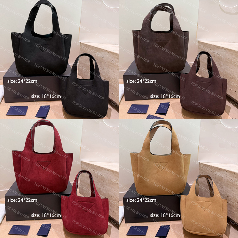 designer bag for women new fashion tote bag suede top quality luxury handbags lady's classic vintage vegetable basket bags