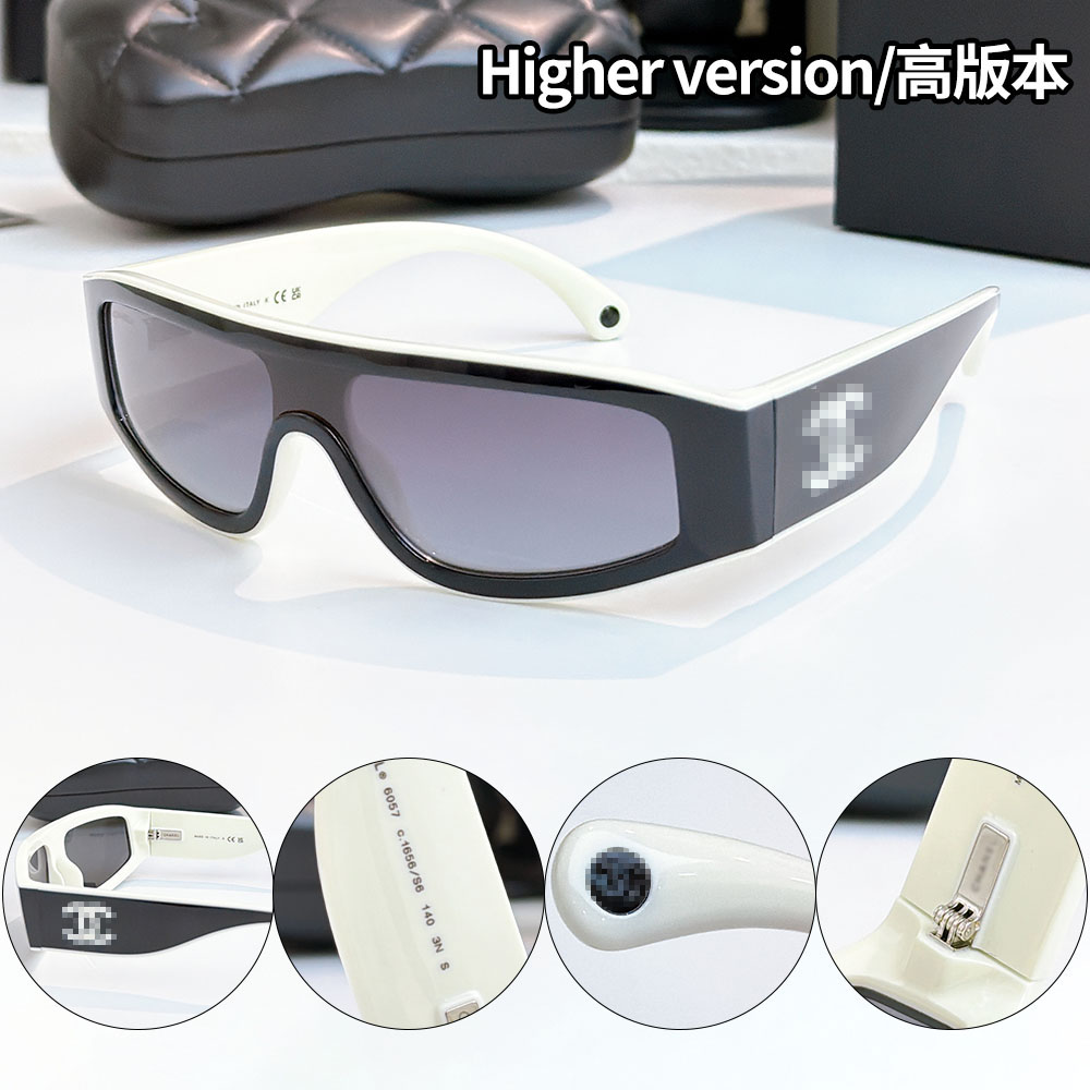 High version CH ch6057 Sunglasses For Woman luxury designer Cat Eye glasses with box